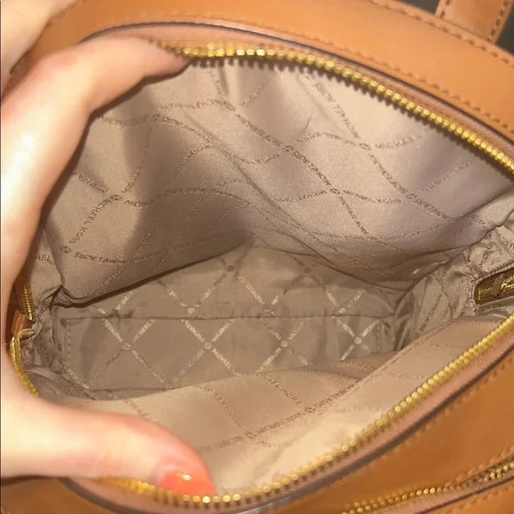 Michael Kors Signature Brown and Tan Backpack - Picture 4 of 6